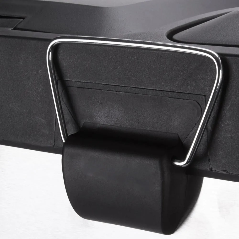 Coș de gunoi argintiu mat pentru reciclare/cu pedală 2x20 l din oțel Tri Selectif – MSV