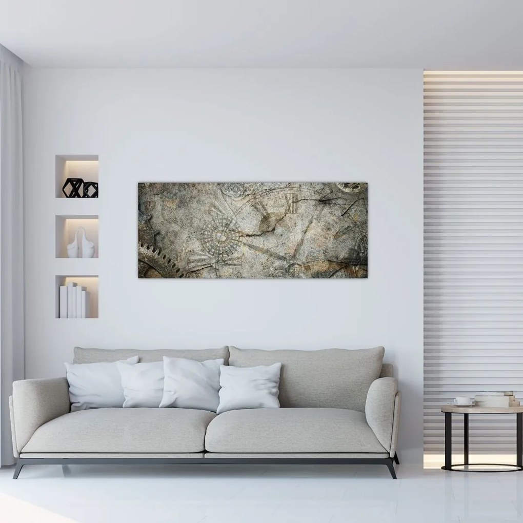 Tablou - Curgerea timpului (120x50 cm)