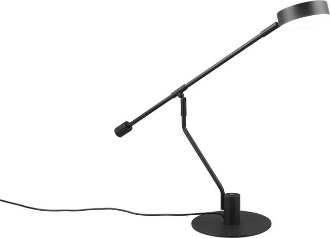 Veioză negru-mat LED cu structură flexibilă (înălțime 64 cm) Manduro – Trio