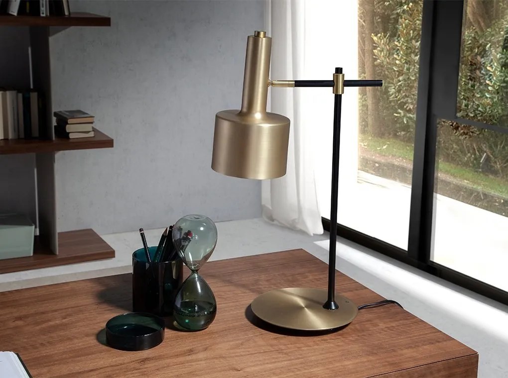 Lampa de masa eleganta design minimalist Golden