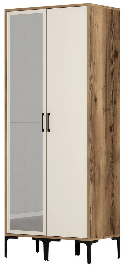 Dulap de haine Kiara RS (Nuc + Crem). 1088543