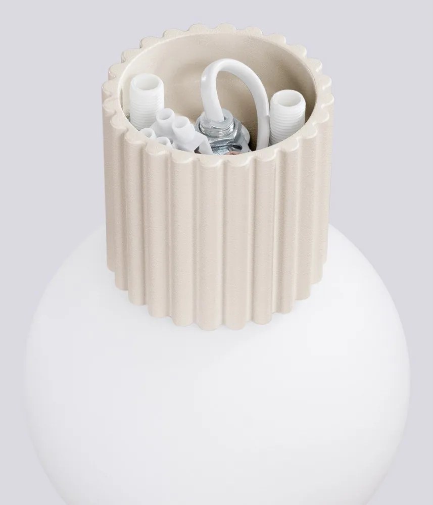 Aplică de perete crem ø 12 cm Orbital – Sollux