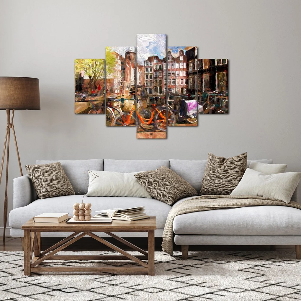 Tablou - Amsterdam, pictură (150x105 cm)