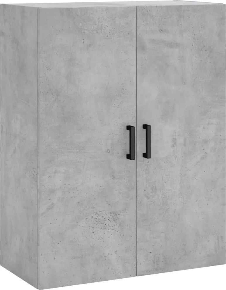 vidaXL Dulap cu montaj pe perete, gri beton, 69,5x34x90 cm