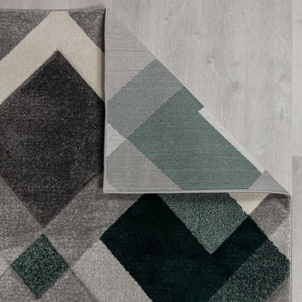 Covor Nimbus Green, Flair Rugs, 160x230 cm, polipropilena, verde