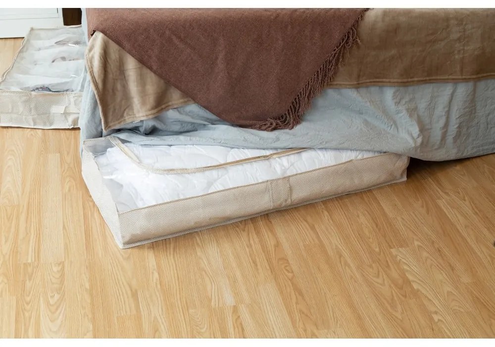 Cutie de depozitare sub pat din material textil Nancy – Compactor