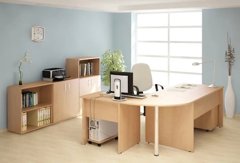 Set mobila birou Impress 6, nuc inchis