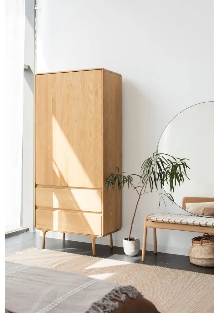 Bancă alb-natural Klupa - Gazzda