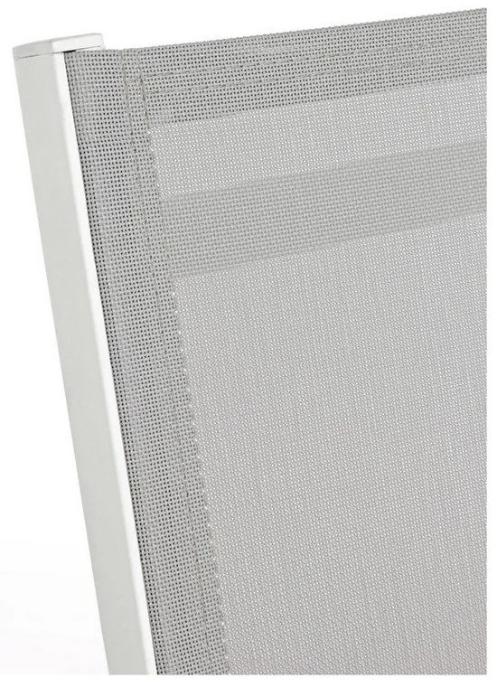 Scaun de grădină alb din metal Elin – Bizzotto