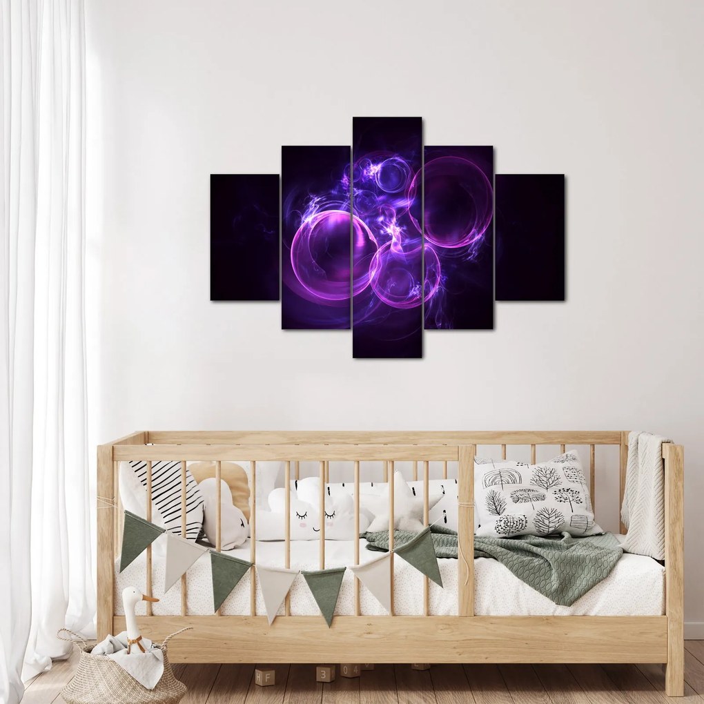Tablou abstract cu bulbuci (150x105 cm)