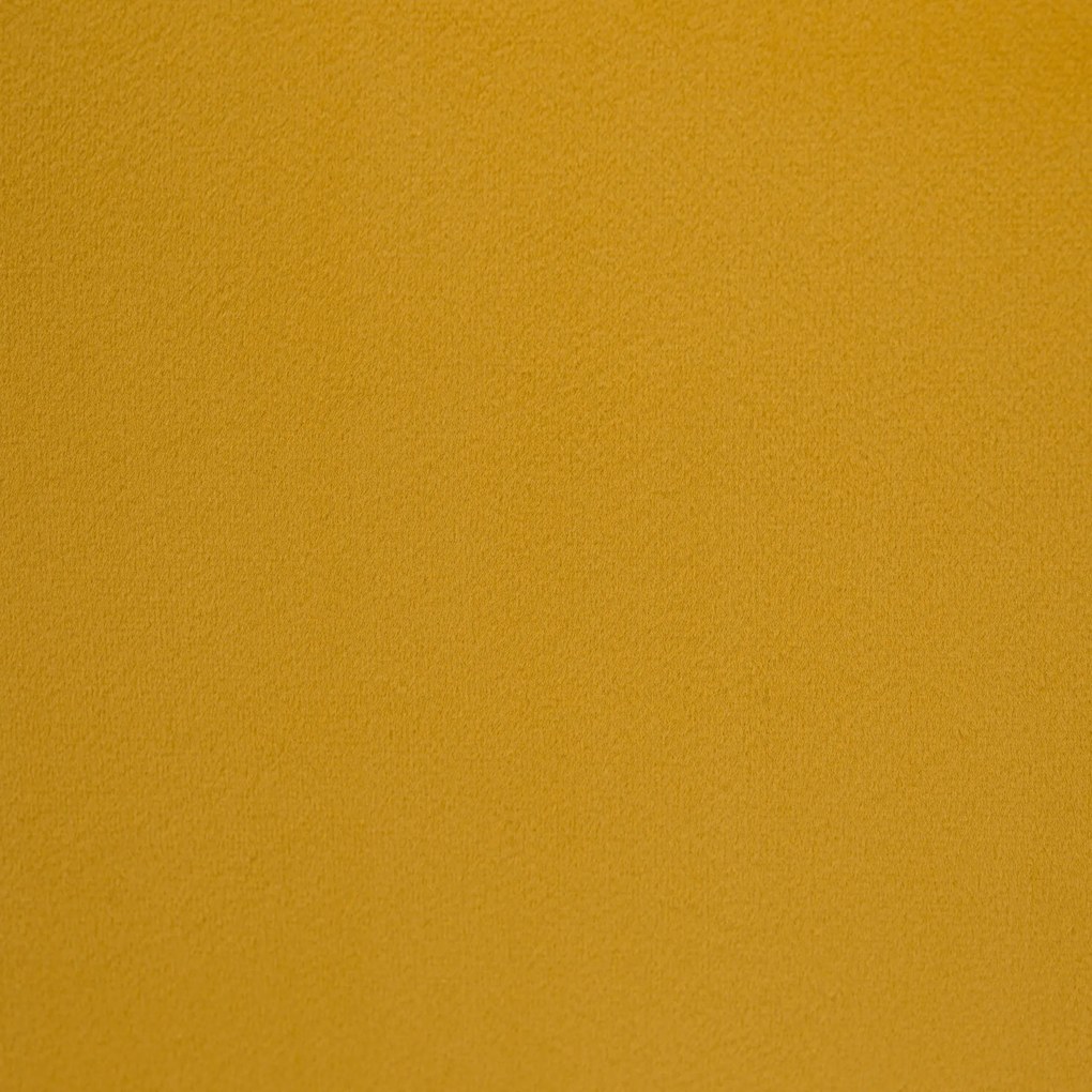 Canapea cu 2 locuri de design, ţesătură Velvet galbenă/gold crom auriu, EZIO TYP 2