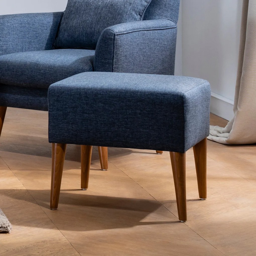 Scaun Zeni Puf Dark Blue