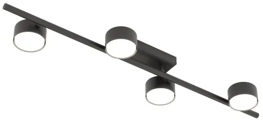 Plafonieră BET 4xGX53/12W/230V negru