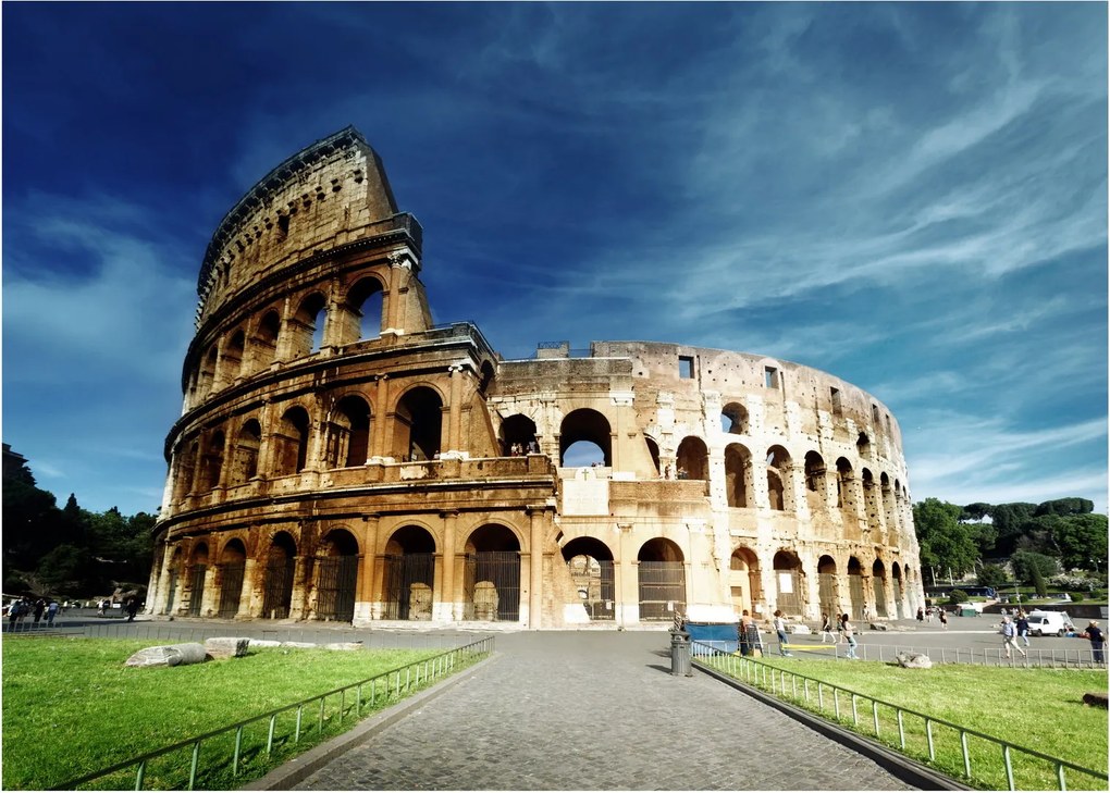 Tablou pe sticlă - Colosseum din Roma, Italia (70x50 cm)