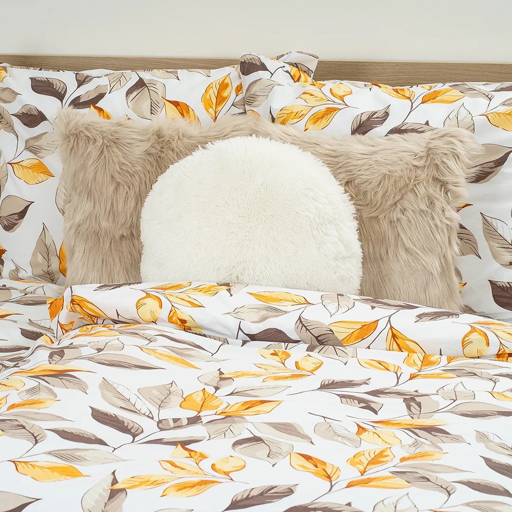 Lenjerie de pat din bumbac 4Home Autumn Leaves ,140 x 200 cm, 70 x 90 cm