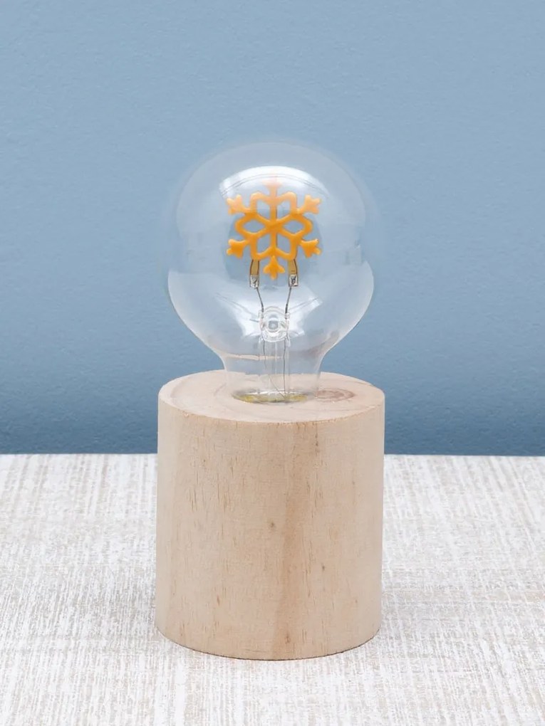 Lampă de masă LED, fulg de zăpadă