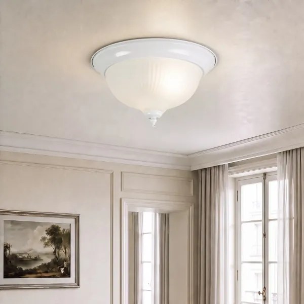 BRILAGI - Plafonieră FRESCO 2xE27/40W/230V Ø 28 cm albă