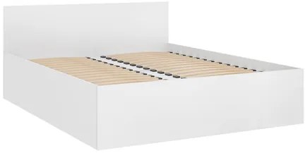 Pat matrimonial 160 cm Noralan 160 (Alb alpin) (cu somieră). Promo -16%. 1104293