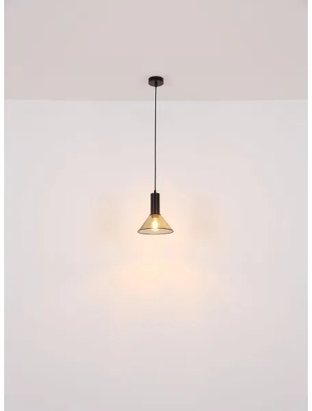 Lustră pe cablu JEDD 1xE27/60W/230V negru Globo 15648H1