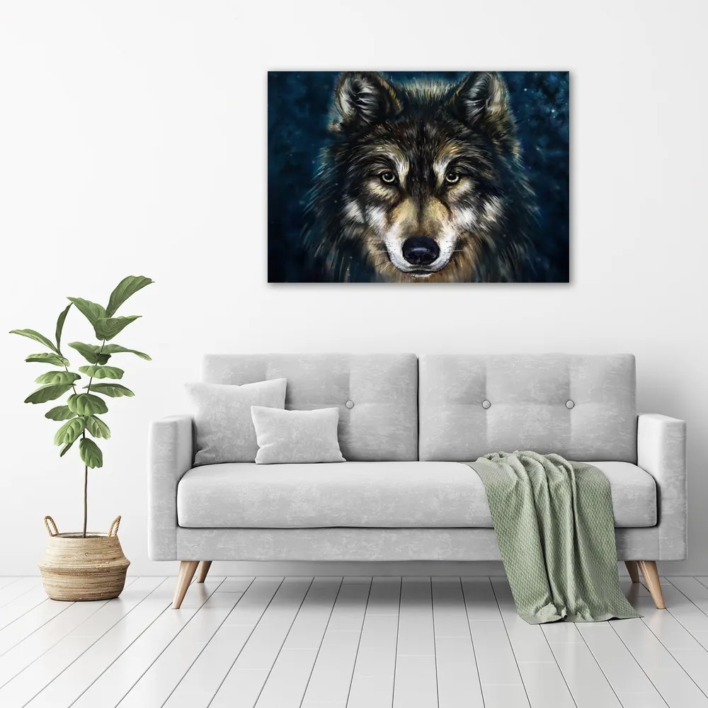 Tablou pe pânză canvas Lupi