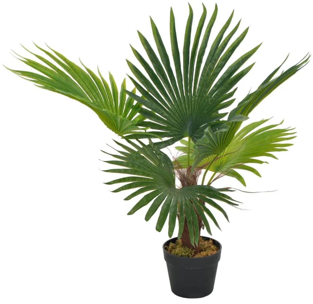 Planta artificiala palmier cu ghiveci, verde, 70 cm 1, 70 cm