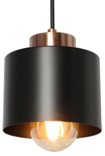 Lustră pe cablu OLENA 1xE27/60W/230V neagră