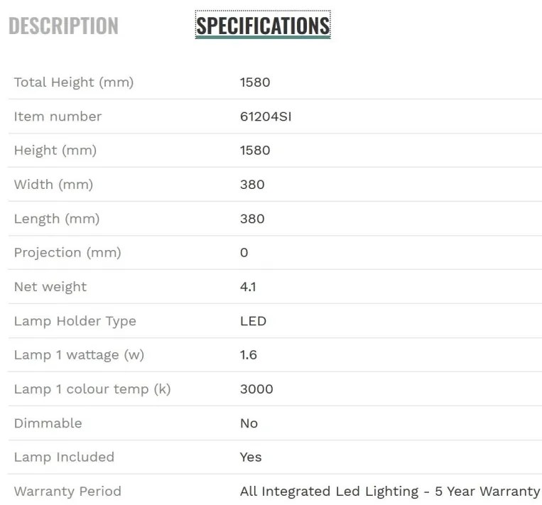 Lampadar solar/Lampa de podea exterior IP44 Venice