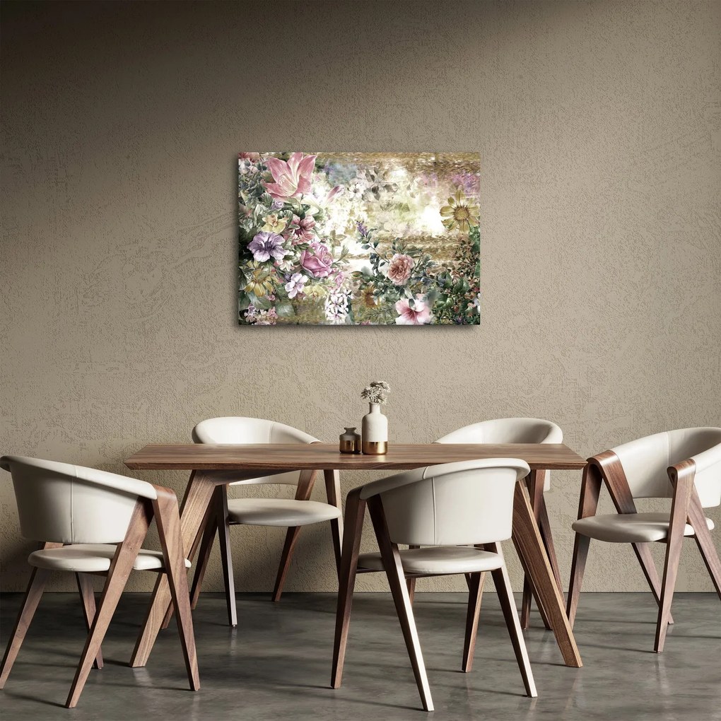 Tablou - Flori de design (70x50 cm)
