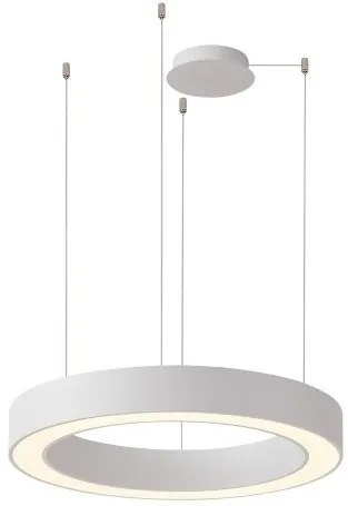 Lustra LED XXL cu telecomanda design circular MARCO 120 CCT WH