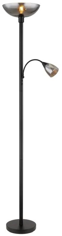 Lampadar/Lampa de podea BLADE negru/fumuriu