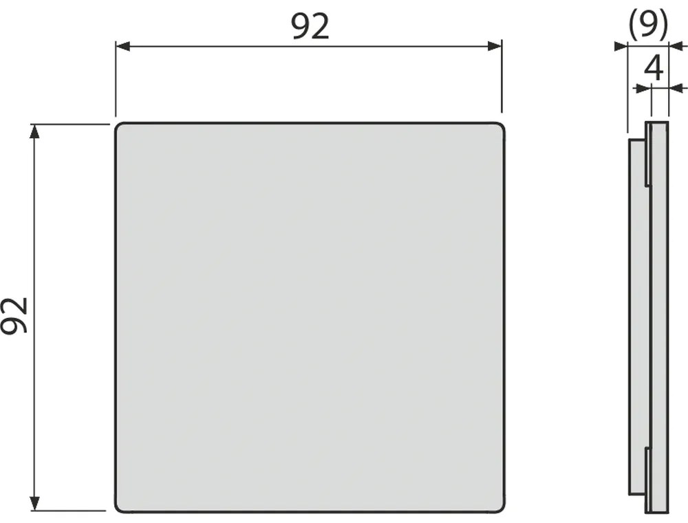 Gratar sifon pardoseala din otel inoxidabil 92x92 mm Alcadrain MPV013