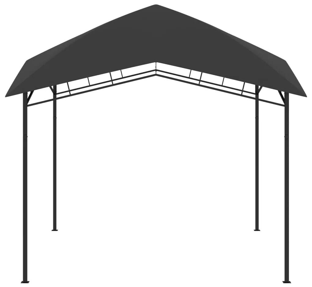 Pavilion de gradina, antracit, 3 x 3 x 2,9 m, 180 g m   Antracit, 3 x 3 x 2.9 m