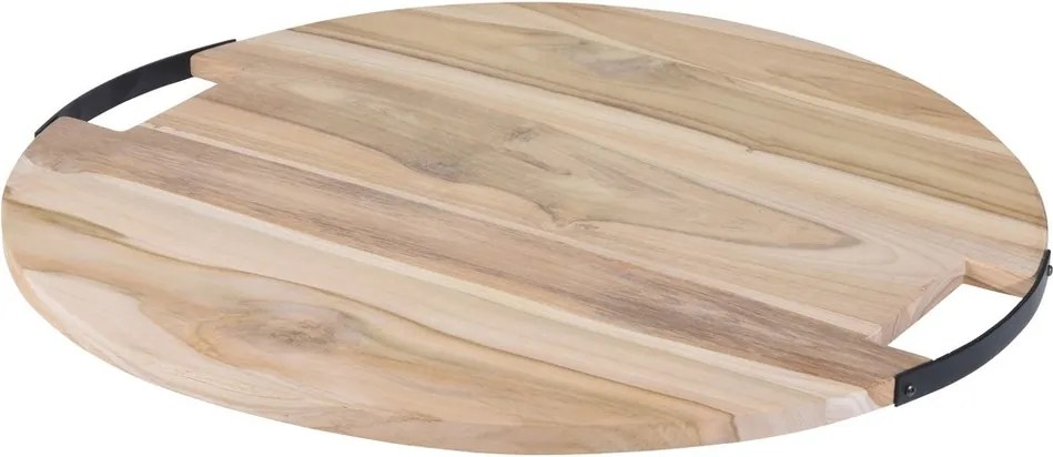 Koopman Tocător din lemn cu mânere, 49 x 1,5 cm