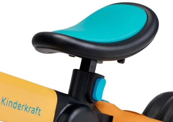KINDERKRAFT 3în1 tricicletă pentru copii 4TRIKE galben/turcoaz