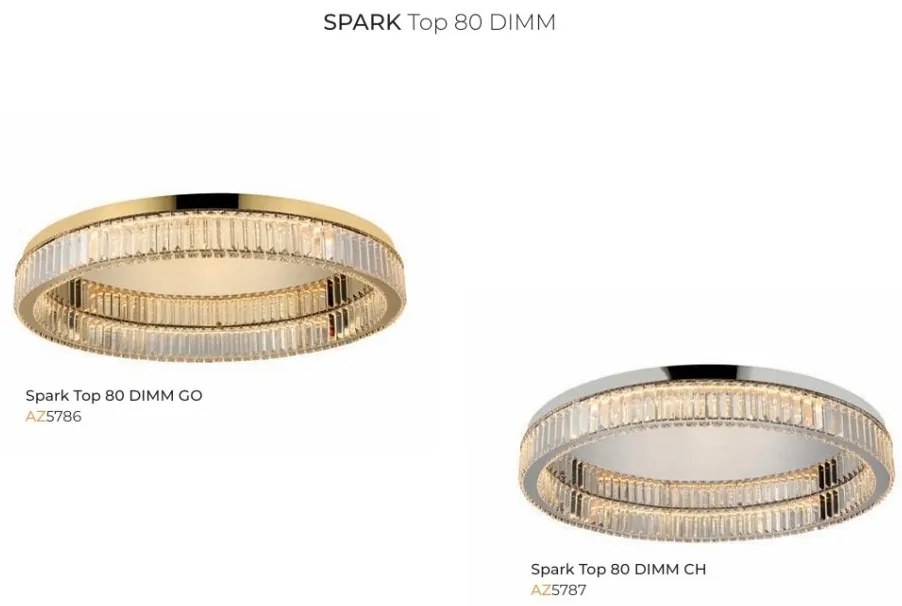 Plafoniera LED SPARK TOP 80 DIMM GO