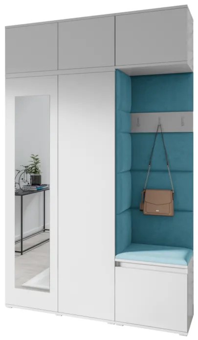 Expedo Set hol EUGENIO 18, 140x225x40, alb/trinity 22