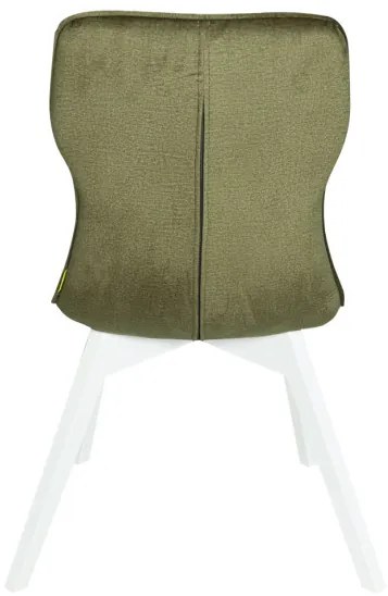 Set Masa Rotunda Cu 6 Scaune Demi New, Alb Si Natur