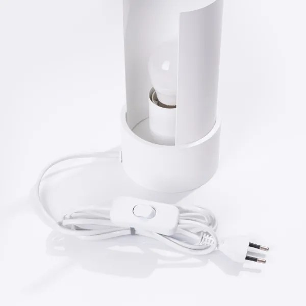 Lampă de masă Sollux SL.1675 FLASH 1xE27/15W/230V alb