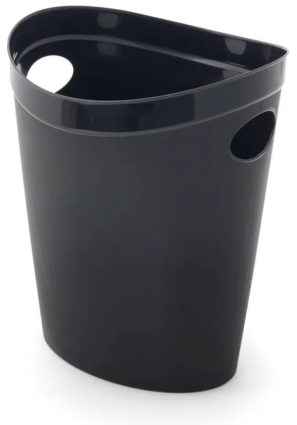 Coș de gunoi pentru hârtie Addis Flexi, 27 x 26 x 34 cm, negru