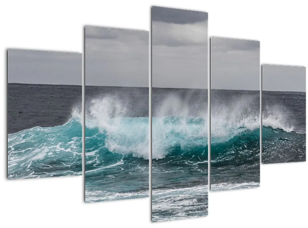 Tablou - Valuri pe ocean (150x105 cm)