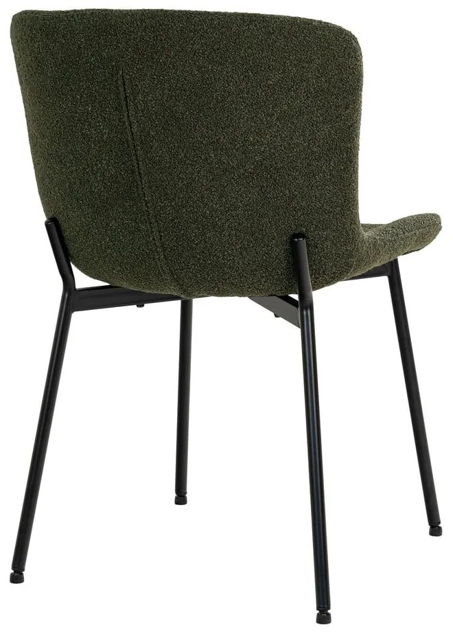 Scaune de dining verde-închis 2 buc. Maceda – House Nordic