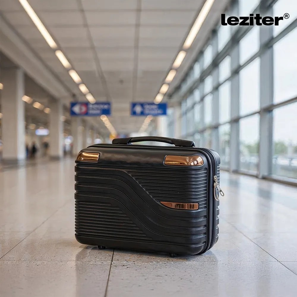TraveLux Urban VII gurulós bőrönd szett fekete