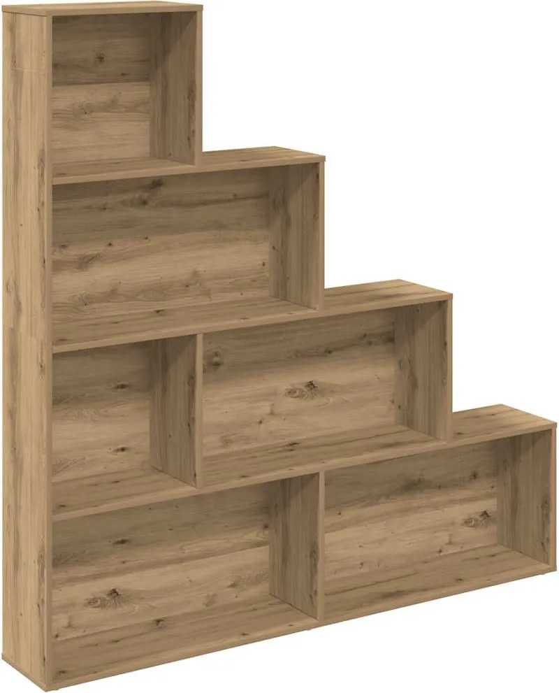 vidaXL Bibliotecă, stejar artizanal,157x24x160 cm, lemn prelucrat