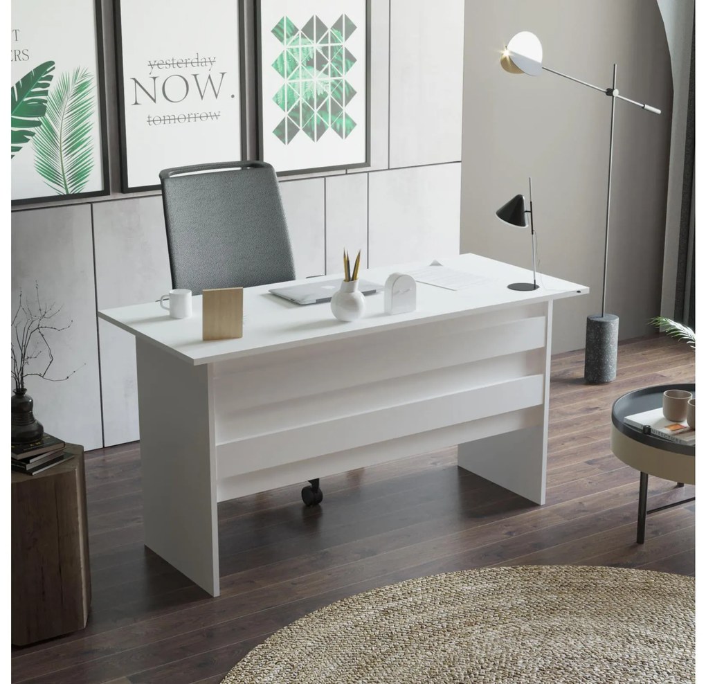 Set mobilier birou Volgenzo 12 (alb). 1107157