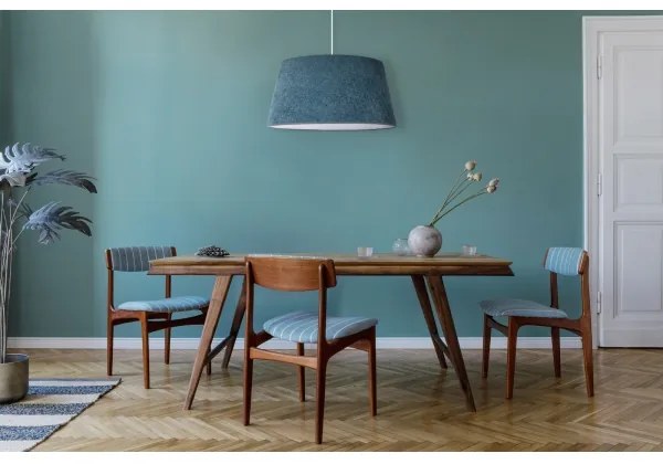 Duolla - Lustră pe cablu BOUCLE 1xE27/15W/230V d. 50 cm turcoaz