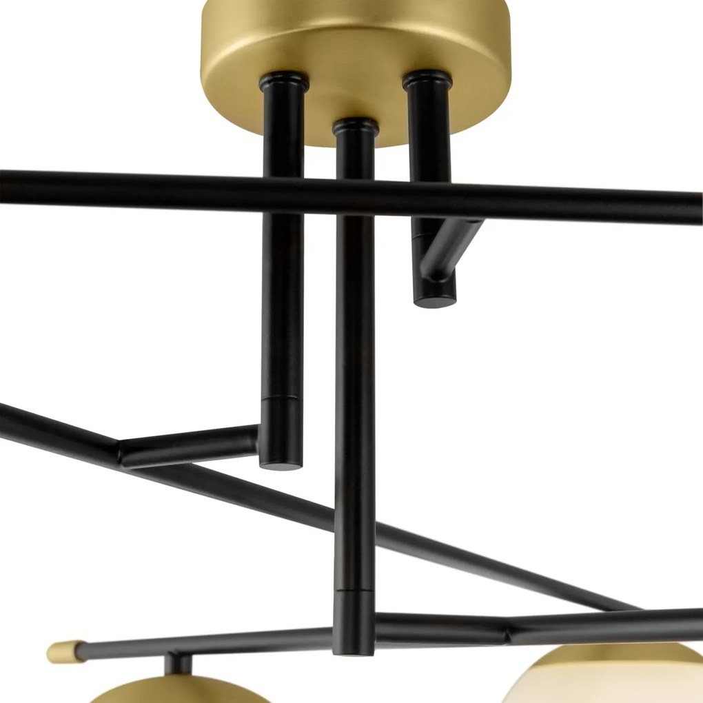 Lustra aplicata cu 6 surse de iluminat design elegant Nostalgia MYMOD048CL-06G