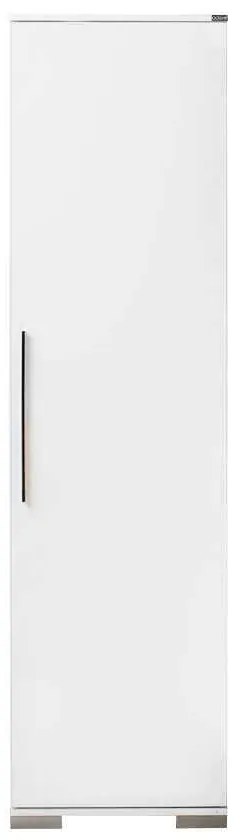 Dulap Multifunctional Adore Diamond, 8 rafturi, Usa reversibila, Alb 50 x 187 x 35 cm