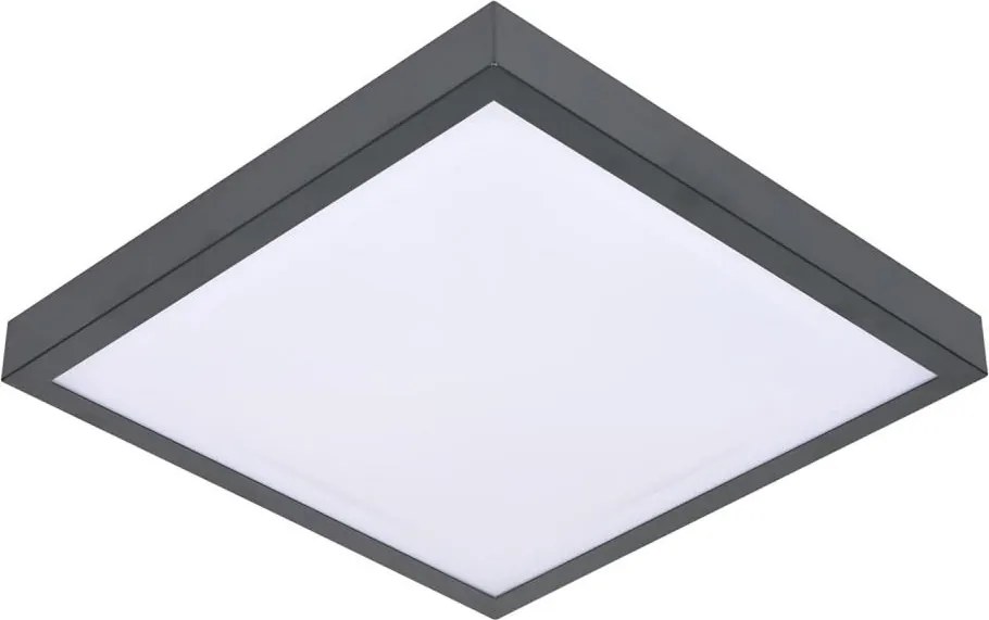 Plafonieră VITALI 2xE27/60W/230V 33x33 cm antracit