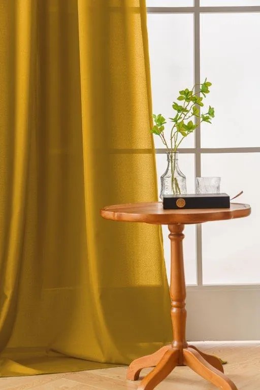 Draperie mustar cu rejansa OXFORD 140x250 cm