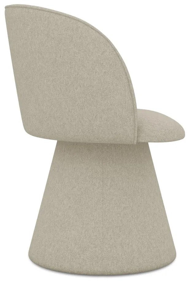 Scaun de sufragerie bej tapițat Maia – Makamii